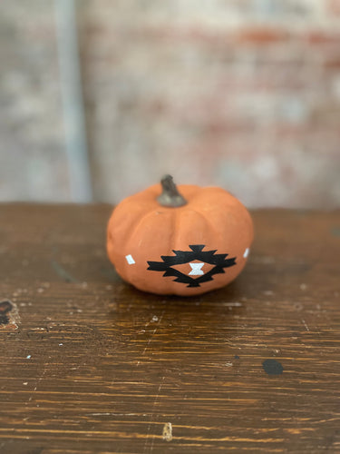 Hand Painted Pumpkin- Tribal