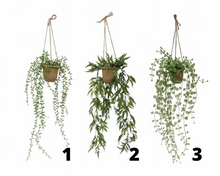 Load image into Gallery viewer, Artificial Hanging Plants in Pot