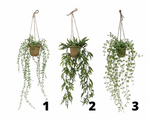 Artificial Hanging Plants in Pot