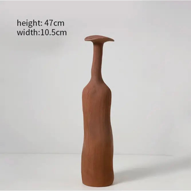 Brown Mod Vase