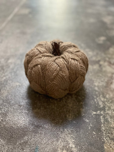 Braided Jute Pumpkin