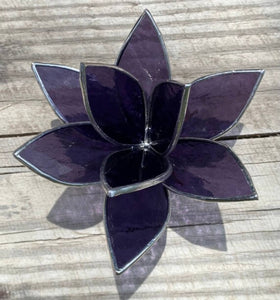 Purple Stained Glass Succulent 3D