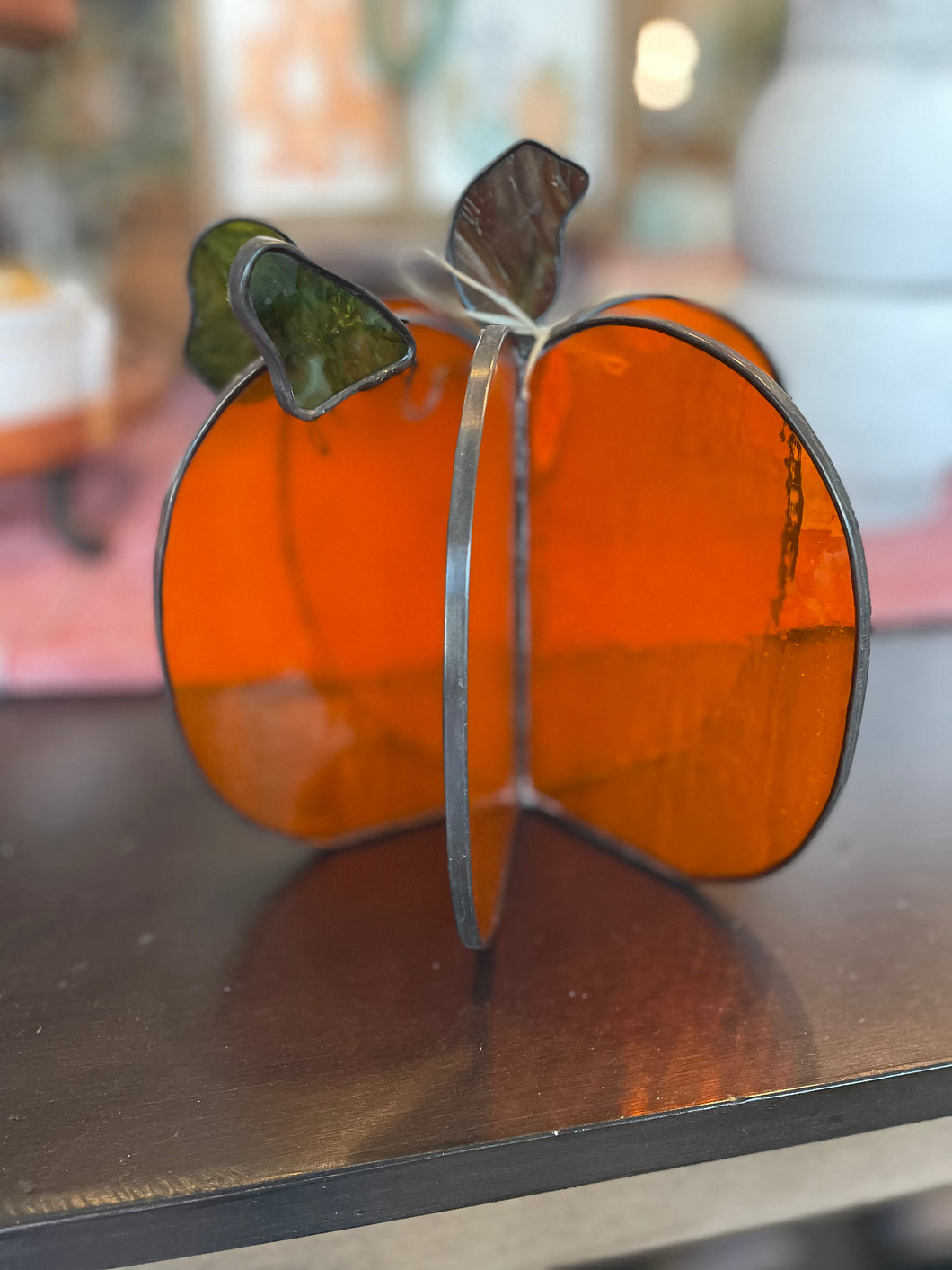 Stained Glass Pumpkin- 8”