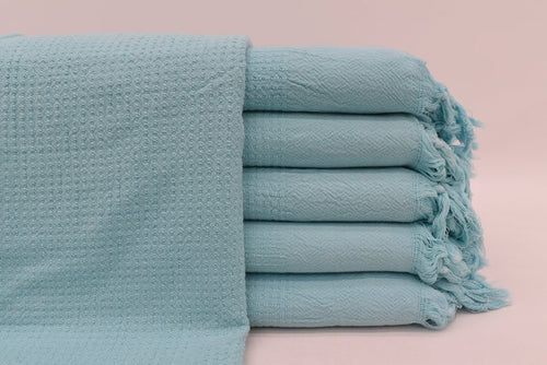 Turkish Bath Towel- Aqua