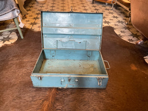 Vintage Iron Suitcase-Medium