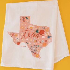 Texas Floral Hand Towel