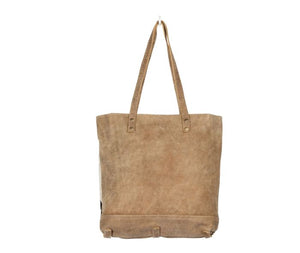 Cocoa Leather & Hair-On Bag