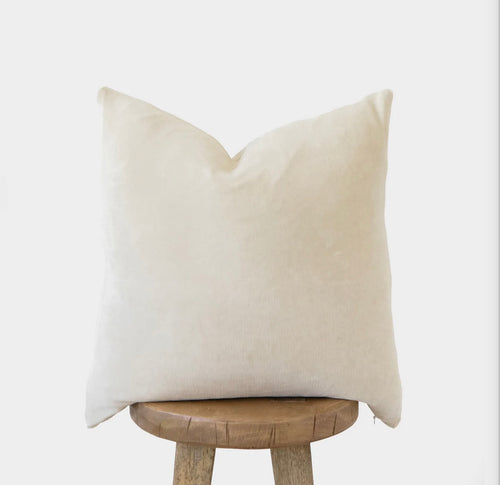 Velvet Oatmeal Pillow
