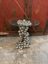 Load image into Gallery viewer, Silver Ball Side Table