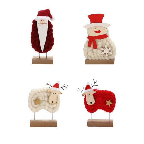 Wood & Wool Figurines