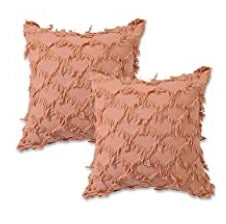 Blush Fringe Pillow