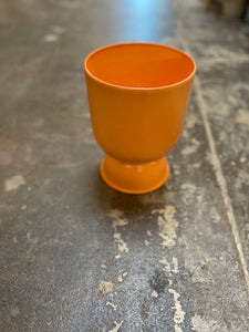 Orange Goblet Planter- Medium