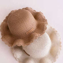 Load image into Gallery viewer, Straw Baby Hat