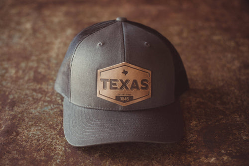 Texas Established Hat-Charcoal