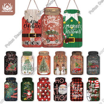 Wood Mason Jar Signs