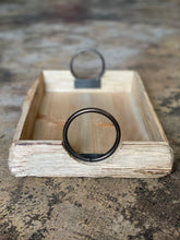 Load image into Gallery viewer, Rustic Wood Tray w/ Handles