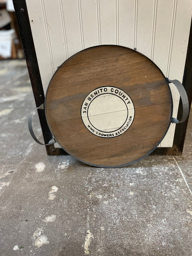 Wine Barrel Tray