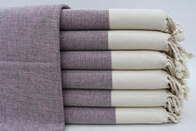 Load image into Gallery viewer, Turkish Bath Towel- Lilac Color Block