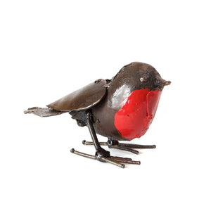 Recycled Metal Robin-Tiny