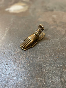Bronze Wall Mount Hand Clip