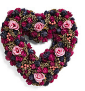 Floral Heart Shaped Wreath