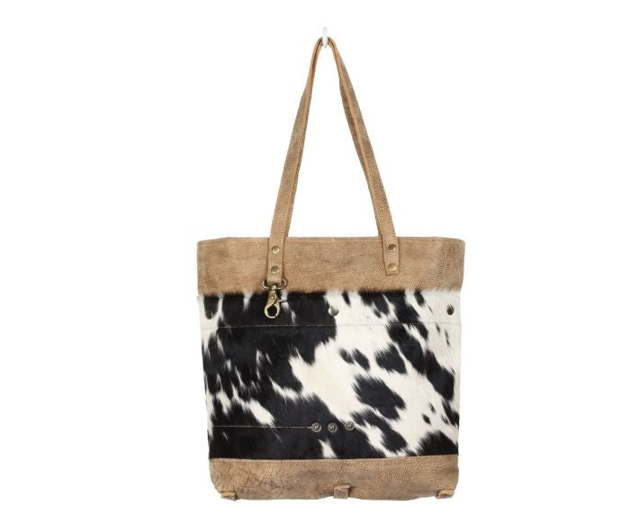 Cocoa Leather & Hair-On Bag