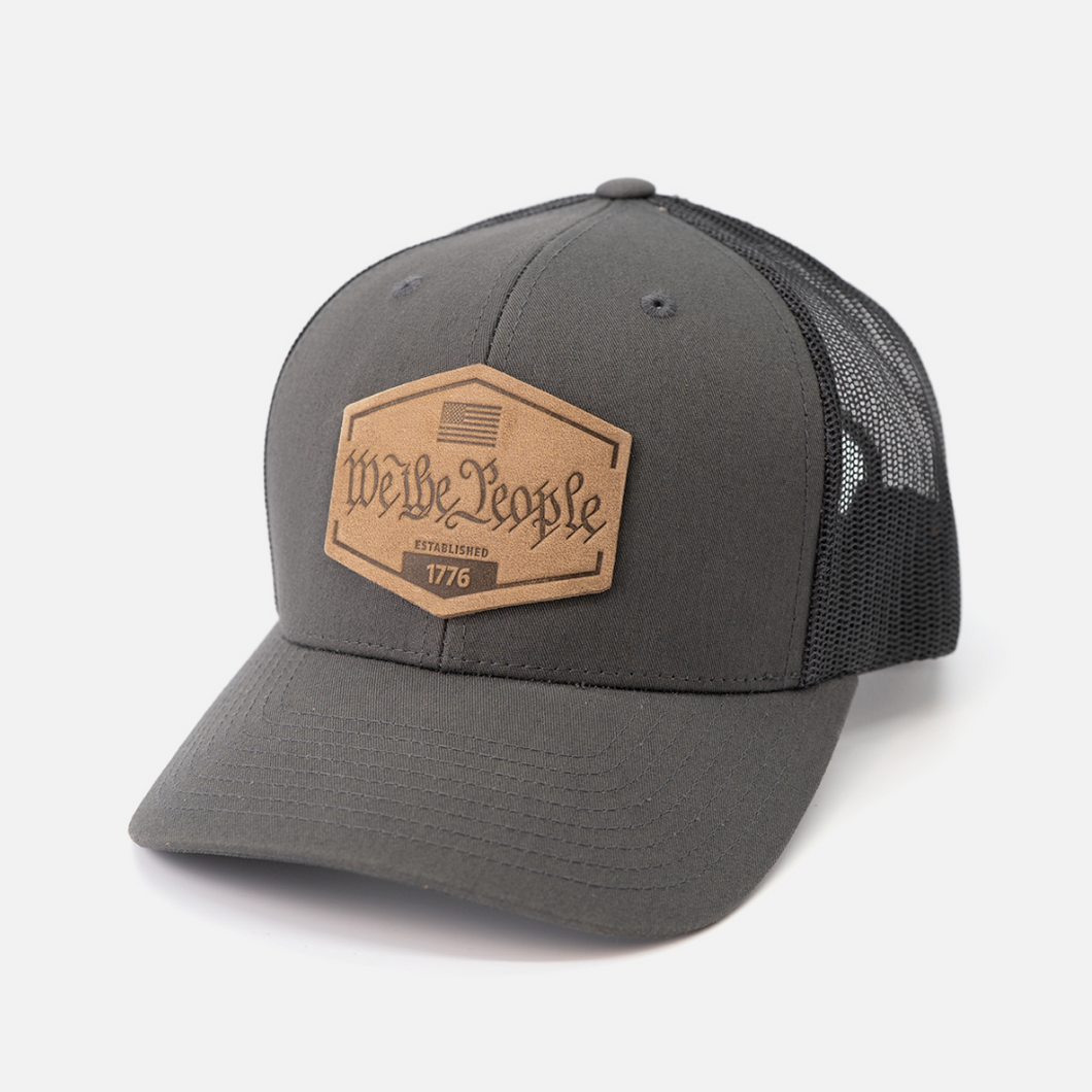 We The People Hat-Charcoal