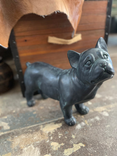 Black Standing Frenchie