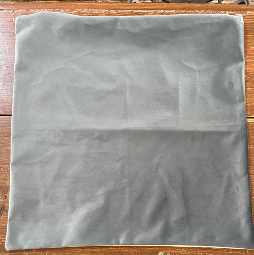 Dusty Blue Velvet Pillow Cover