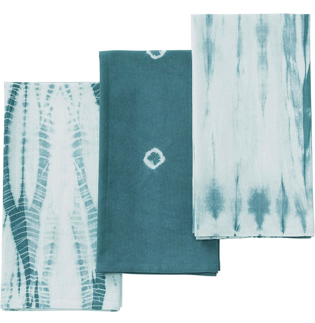 Indie Dusty Blue Dish Towel Set