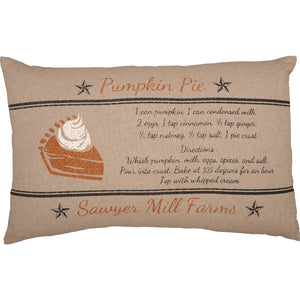 Pumpkin Pie Recipe Kidney Pillow