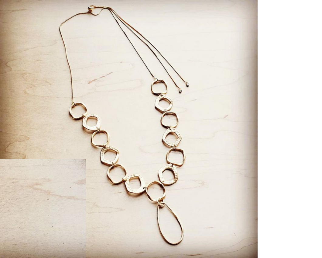 Gold Multi Hoop Necklace