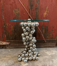 Load image into Gallery viewer, Silver Ball Side Table