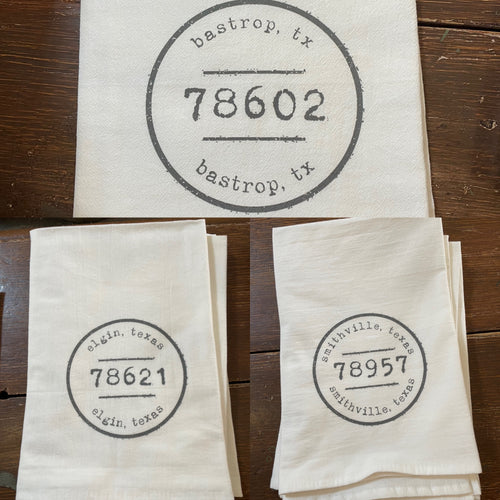Post Mark Stamp Tea Towel