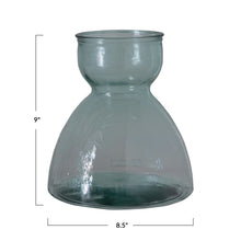 Load image into Gallery viewer, Recycled Glass Vase