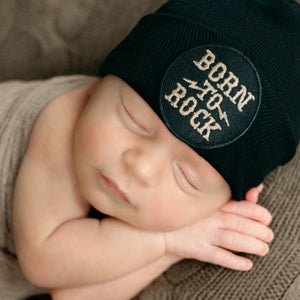 Born To Rock Baby Hat
