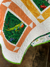 Load image into Gallery viewer, Lizard/Bug Handmade Quilt