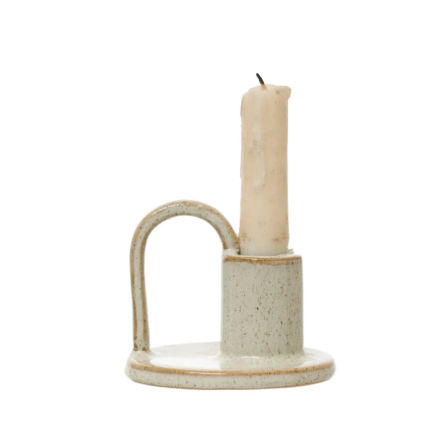 Taper Candle Holder w/ Handle