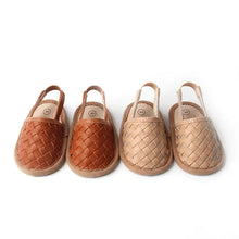 Load image into Gallery viewer, Woven Leather Baby Sandals