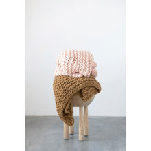 Load image into Gallery viewer, Pink Crocheted Throw