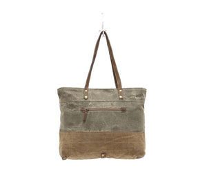 Military Badge Canvas Tote