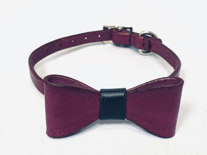 Purple Bow & Collar - Black & White Interiors