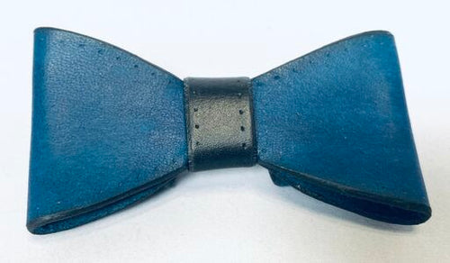 Dark Blue Snap-on Bow Tie - Black & White Interiors