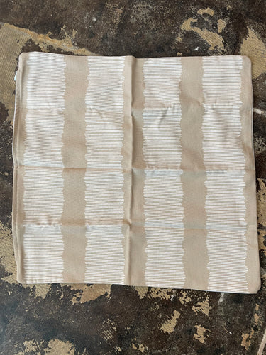 Beige Lines Pillow Cover