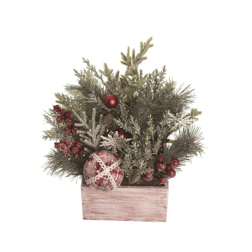 Snowflake & Berries Centerpiece