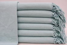 Load image into Gallery viewer, Turkish Bath Towel- Stonewashed Mint