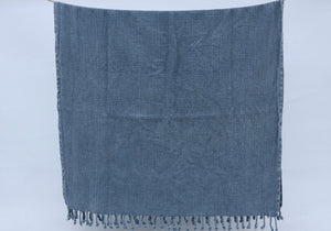 Turkish Bath Towel-Stonewashed Blue