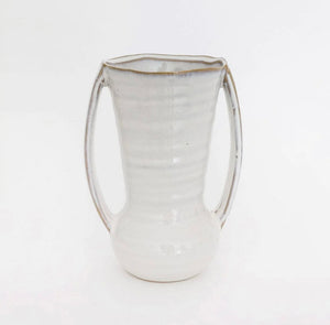 Ceramic Farmhouse Vase w/ Handles