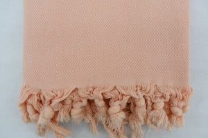 Turkish Bath Towel- Coral