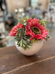 Pink Sunflower Arrangement